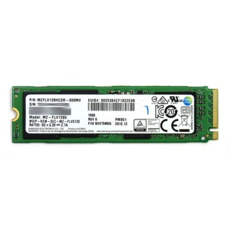 Mémoire SSD flash 128Go M.2 SSD MZ-FLV1280 pour MicroSoft Surface pro 4 