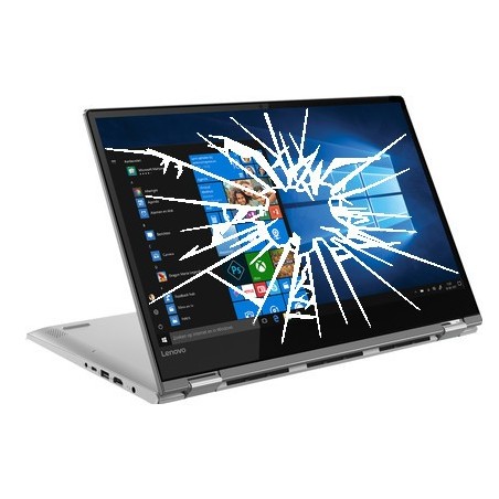 Réparation écran cassé vitre fissurée Lenovo YOGA 530 14-IKB