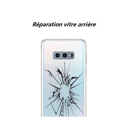 Réparation vitre arrière cassée Samsung Galaxy S10