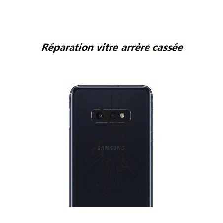 Réparation vitre arrière cassée Samsung Galaxy S10e