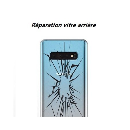 Réparation vitre arrière cassée Samsung Galaxy S10 Plus