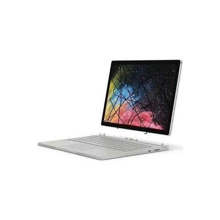 Réparation écran cassé vitre fissurée surfacebook 2 13"