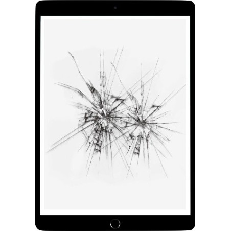 Réparation vitre fissurée iPad 2017 9.7 A1822 A1823