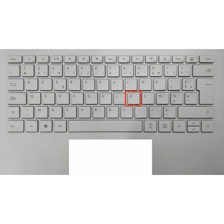 Touche de Remplacement "K" pour Clavier français Microsoft Surfacebook (articulation offerte) Type 1