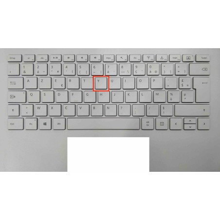 Touche de Remplacement "Y" pour Clavier français Microsoft Surfacebook (articulation offerte) Type 1