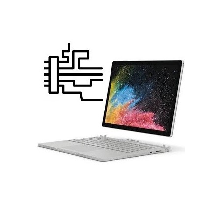 Réparation circuit de charge Surfacebook (partie dock clavier)